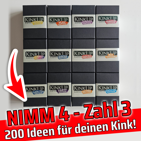 KinkUp-Karten SET 4 für 3